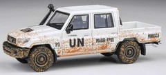 TOYOTA LAND CRUISER – 70 series – UNITED NATIONS – OFF ROAD- 1:64 SCALE -PARA 64