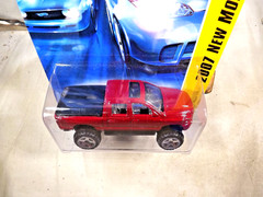 2007 Hot Wheels #5 New Models 5/36 DODGE RAM 1500 Dark Red w/Chrome ORUT5 Sp