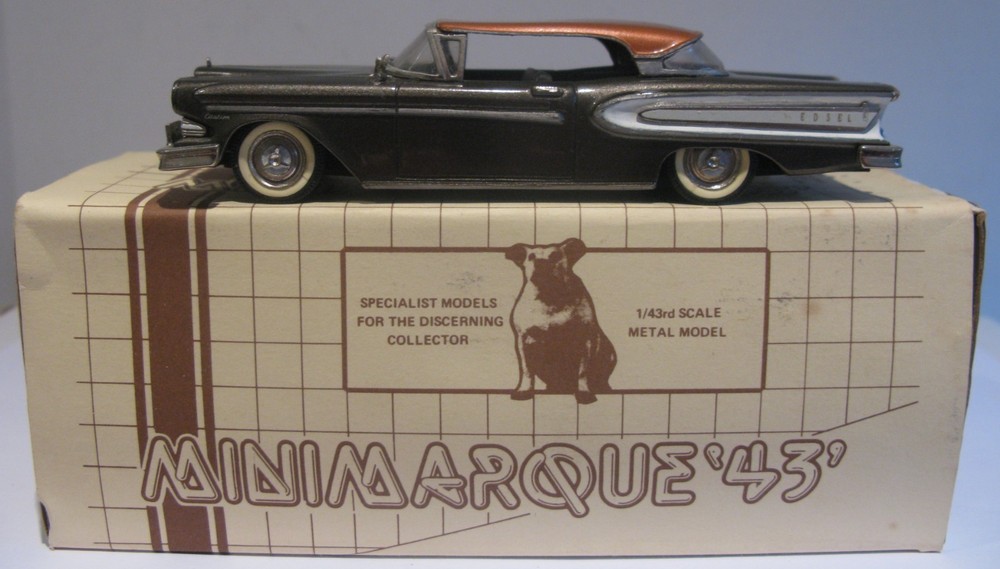 Mini Marque 1:43 US 5B 1958 Met Graphite & Copper Edsel Citation 2 Door Hardtop