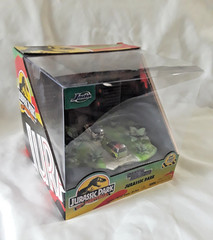 2023 JADA Toys JURASSIC PARK 30th Anniversary NANO SCENE w/ front gate, vehicles