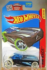 2015 Hot Wheels #172 HW Race-Night Storm PHARODOX Black Variant w/GlowinDarkWhls