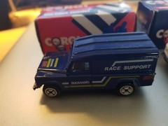 Corgi Ford Transit Wrecker & Race Support Land Rover & Jaguar Track Car – Boxed