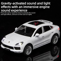 1:24 Porsche Cayenne S Classic Alloy Diecast Car Model Sound Light Collectible