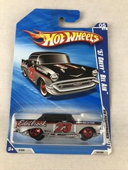 Hot Wheels ’57 Chevy Bel Air Silver & Black 2010 HW Performance 5/10 103/240