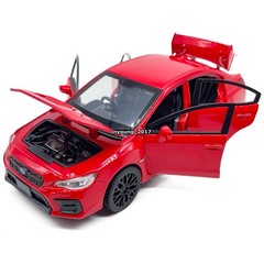 1/30 Subaru WRX STI Model Toy Car Diecast Toy Vehicle Boys Toys Kids Gifts Red