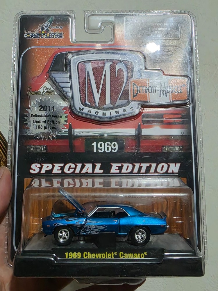 m2 machines collectable corner 1969 camaro 1of 108 vhtf 1/64