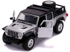 2020 JEEP GLADIATOR PICKUP TRUCK SILVER “FAST & FURIOUS” 1/32 DIECAST JADA 32031