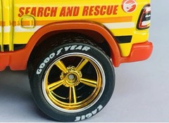 5 SETS Of Gold/Silver Chrome 1/64 15mm Large 5 Spoke TRUCK Wheels GY REAL RIDERS