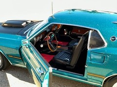 1/18, YCID 1969 Ford Mustang Mach 1 , Gulfstream Aqua , 1-199 NIB