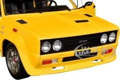 1980 FIAT 131 ABARTH YELLOW 1/18 DIECAST MODEL CAR BY SOLIDO S1806006