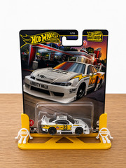 (STAND ONLY) Hot Wheels Premium Stand with Custom Nissan Logo