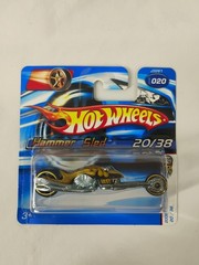 2006 Hot Wheels #020 First Editions Hammer Sled Motorcycle Short Card