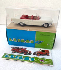 Eligor 1958 Red Chrysler New Yorker Cabriolet Convertible 1:43 Diecast #1100