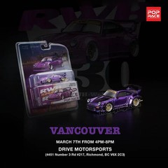 POPRACE 1/64 RWB 930 Purple Chrome – Vancouver 2026 Edition