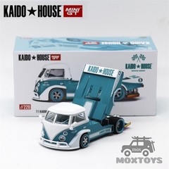 Kaido House x MINI GT 1:64 T1 PICKUP KAIDO WORKS V1 Blue Model Car
