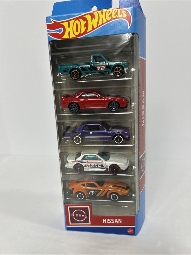 Hot Wheels 5 Pack Nissan Datsun 620 Fairladyz Silvia Skyline GT-R Die-cast HLY73