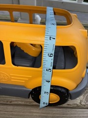 Green toys school bus wagon Made In USA From Recycled Plastic Sturdy Excellent