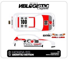 Honda Civic EG Universal WaterSlide Decal for hot wheels 1/64 Scale 08