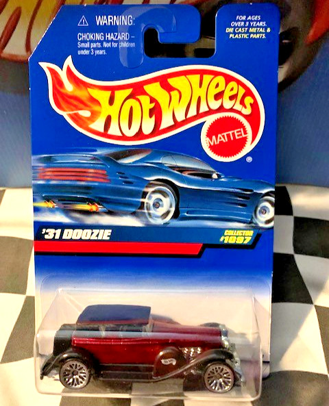 Hot Wheels 1999 Mainline #1097 ’31 Doozie Duesenberg Model J RED LW Malaysia