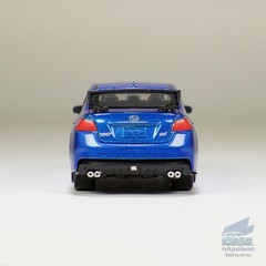 1:64 Subaru WRX STI Model Car Alloy Diecast Toy Vehicle Collection Kid Gift Blue