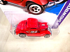 2013 Hot Wheels Kmart #189 HW Showroom-American Turbo ’34 FORD 3-WINDOW Red w5Sp