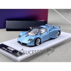 LMF 1/64 Blue Pagani Zonda C12s Diecast Car Model Toy Gift New In Box