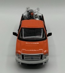 Ford F-150 STX 1:27 SCALE WITH 1958 FLH DUO GLIDE 1:24 HARLEY BY MAISTO WHITE