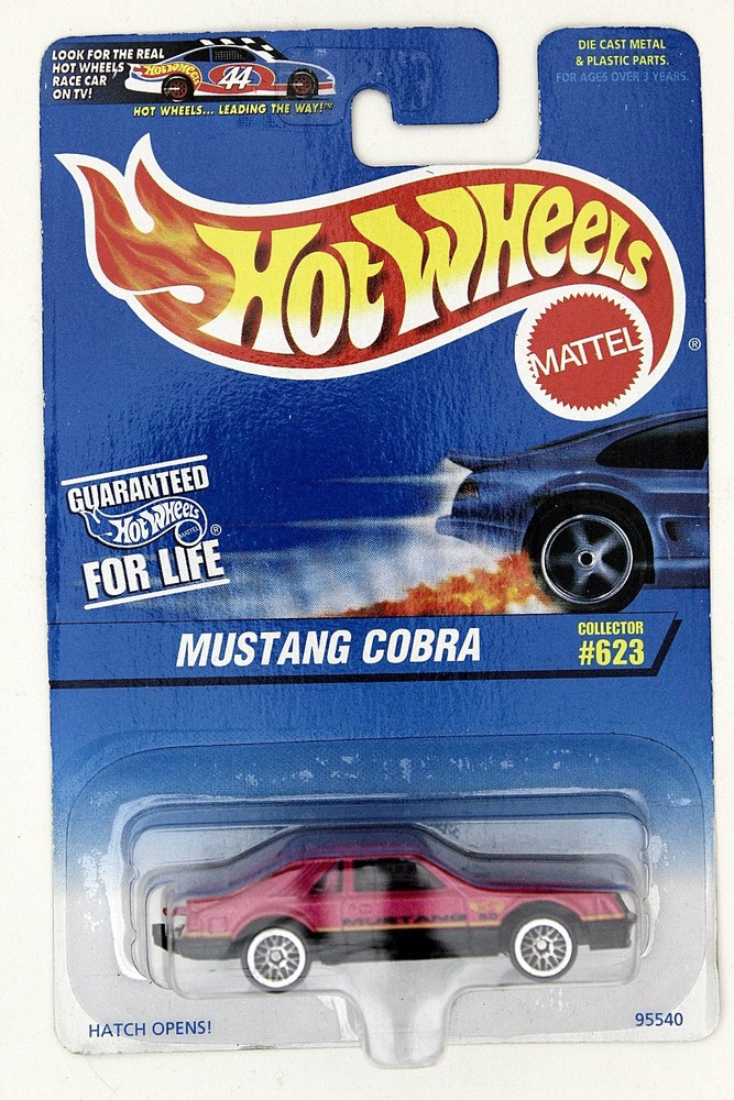 Hot Wheels Ford Mustang Cobra 1997 Diecast 1:64 Scale Hatch Opens