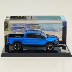 1:64 GCD Shadow Pro RAM 1500 TRX Pickup Truck Blue LHD Diecast Model Car Limited