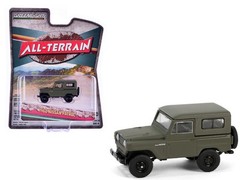1962 Nissan Patrol Matt Olive Green “All Terrain” Series 16 1/64 Diecast Model C