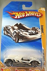 2010 Hot Wheels #26 New Models 26/44 TEEGRAY White Variation w/Chrome w/10 Spoke