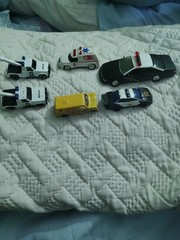 Hot Wheels Matchbox Lot of 6 Emergency Cars EMS Police Hwy Maintenance