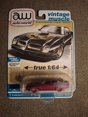 *Chase*Auto World Ultra Red 1976 Pontiac Firebird T/A 50th Anniversary Edition