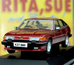 1:43 Custom “1984 ROVER SD1 3500 V8 ‘Rita Sue & Bob Too!’ (OPORTO RED) Modified