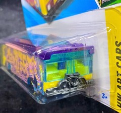 2025 Hot Wheels Purple Ain’t Fare Bus Art Cars #88, Netflix Let’s Race Graffiti