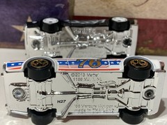 HOT WHEELS 1968 MERCURY COUGAR X2. 2017 HW FLAMES BLACK & 2020 WHITE, LOOSE NICE