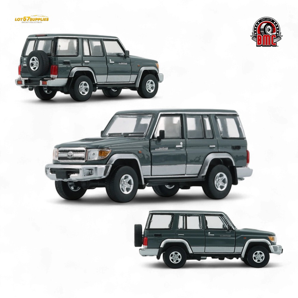 BM Creations Toyota Land Cruiser LC76 Dark Grey – RHD 1:64