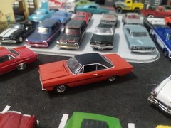 Greenlight 1970 Plymouth GTX black top — Loose 1:64