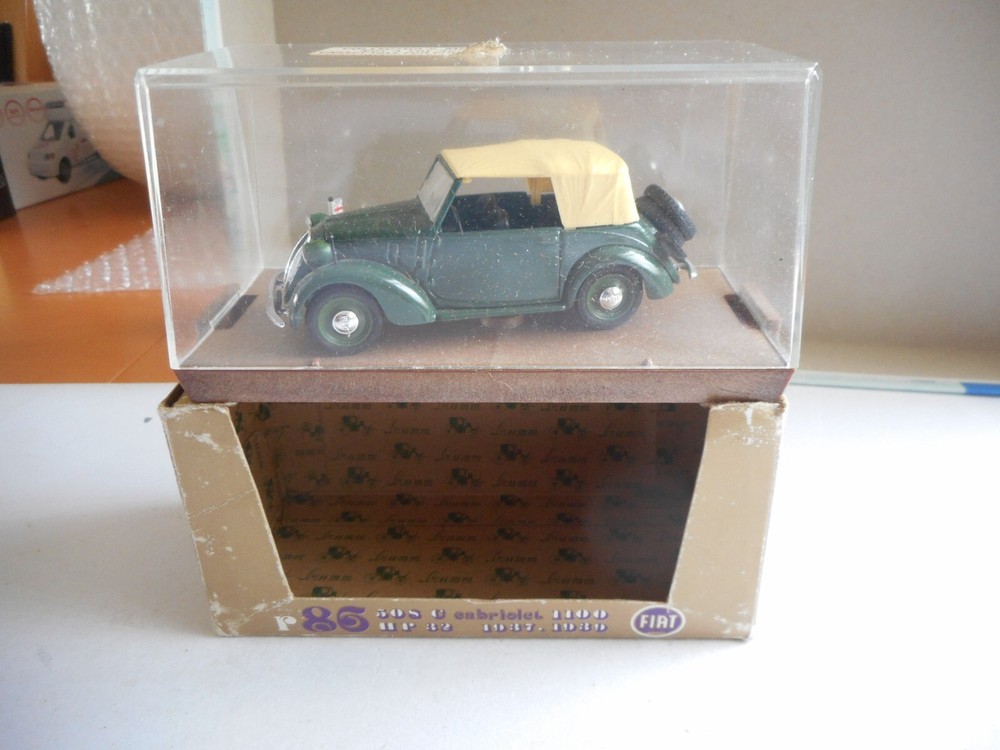 Brumm Serie Oro R86 Fiat 508C Cabriolet 1100 HP32 1937-39 Military + Box