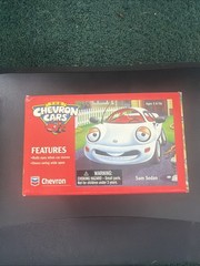 2LOT Chevron Cars Sam Sedan & Wendy Wagon New In Box Nice Cars!