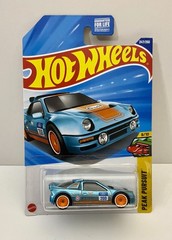 2025 Hot Wheels Ford Rs200 GULF Super Treasure Hunt (STH) W/PROTECTOR