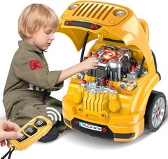 Toys Gifts for 3 4 5 6 7 8 Years Old Boys, Large Truck Engine, Mechanic Repai…