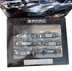 2026 Hot Wheels Silver Series ZAMAC 6 Pack Set BMW Toyota Porsche VW Corvette