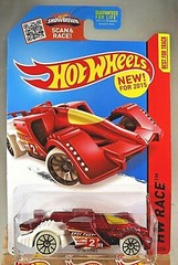 2015 Hot Wheels #170 HW Race-Night Storm EPIC FAST Red Variant w/GlowinDark Whls