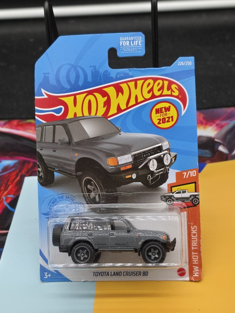 2021 Hot Wheels HW Hot Trucks #7/10 Toyota Land Cruiser 80 Gray #226/250