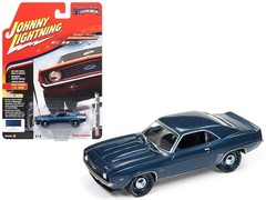 Johnny Lightning 1/64 Scale JLSP003-B 1969 Chevrolet Camaro ZL1 Dusk Blue Poly