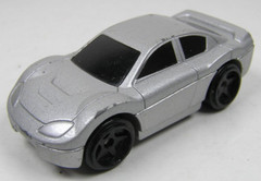 WSP Silver Race Sports Car 2.25″ Long Diecast Toy Vehicle 2007 China