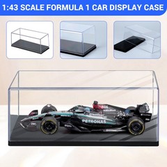 1:43 Clear Acrylic Case Display Box Transparent Anti-Dust For F1 Model Car Toy