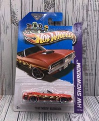 Hot Wheels HW Showroom 1970 Plymouth Barracuda Diecast Car Red #213/250 New