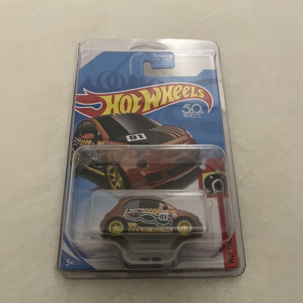 Hot Wheels 2018 SUPER Treasure Hunt FIAT 500 Brown NEW in BLISTER !!!